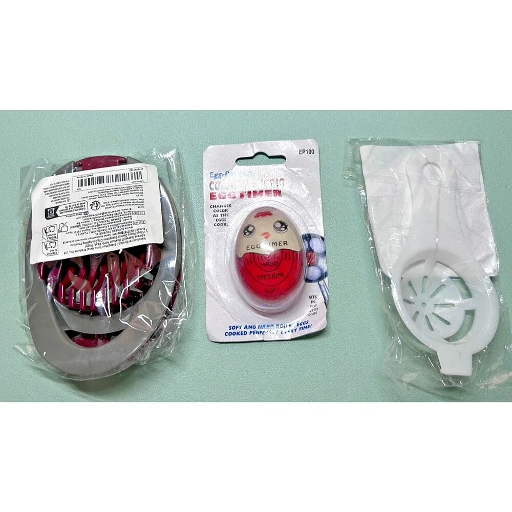 3 PCS. EGG SLICER,EGG SEPERATOR & EGG TIMER